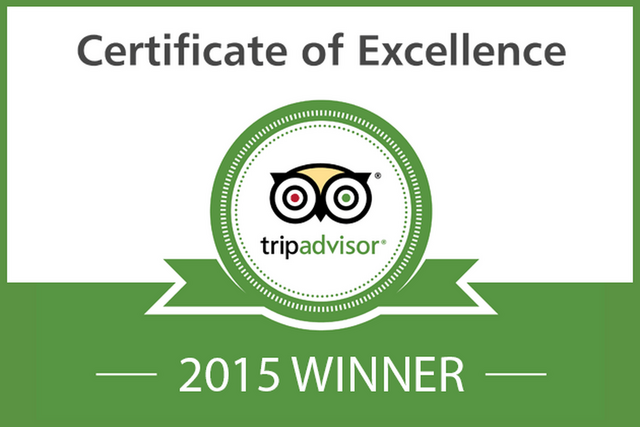 2015 Certificate of Excellence