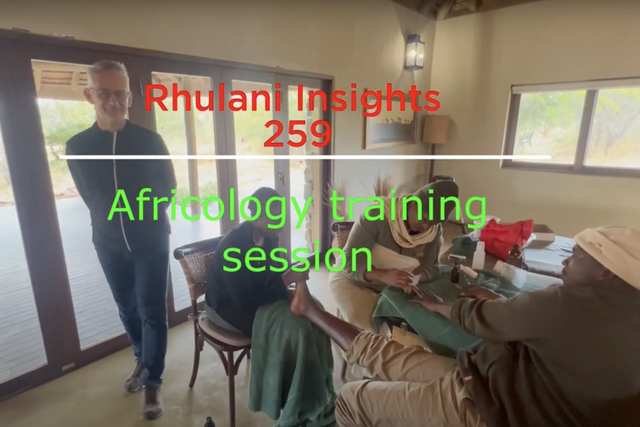 Rhulani Insights 259 – Africology training session