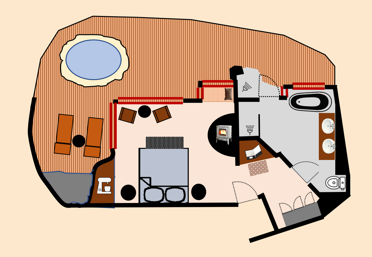 FLOORPLAN Luxury Private Chalet